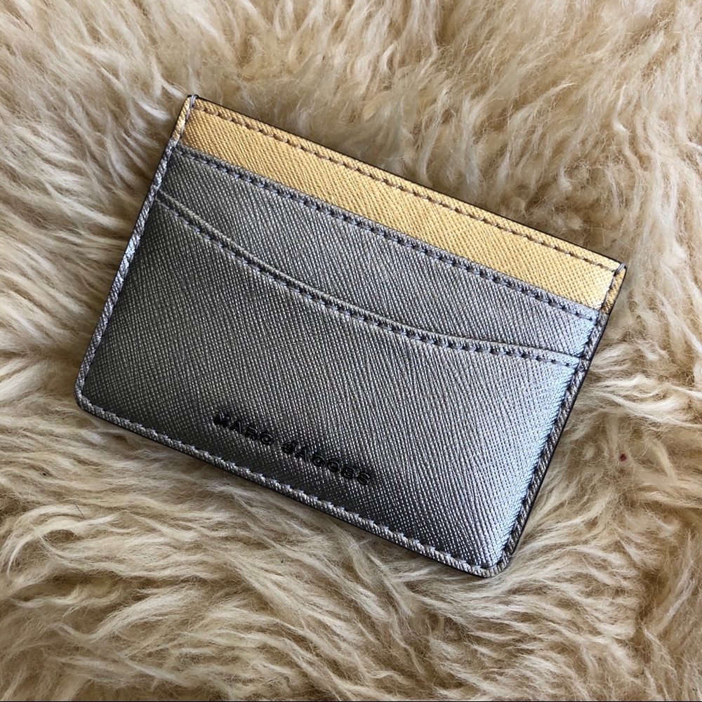 Marc Jacobs Metallic Card Case BRAND NEW